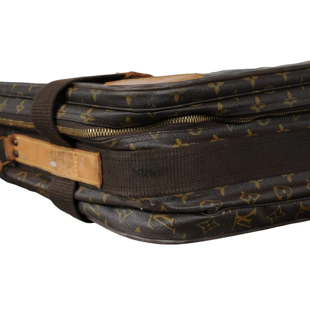 Louis Vuitton Satellite 65 Brown Monogram Suitcase Travel Luggage Trunks Suitcas